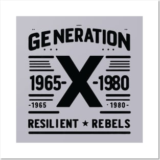 Generation X Posters and Art